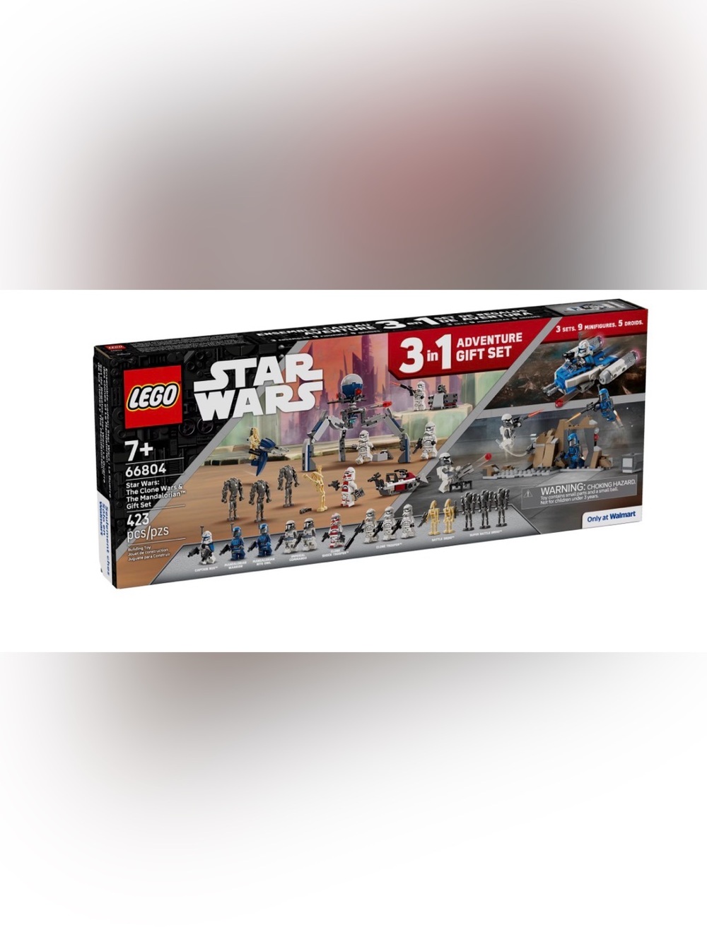LEGO Star Wars 66804 3 sets in 1 The Clone Wars & The Mandalorian Gift Set New